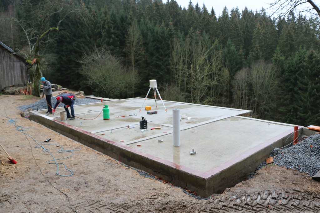 Fundament Vorbereitung