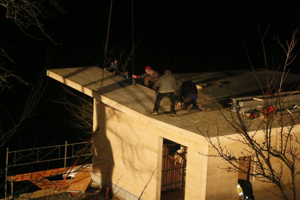 Der letzte Teil wird verbaut